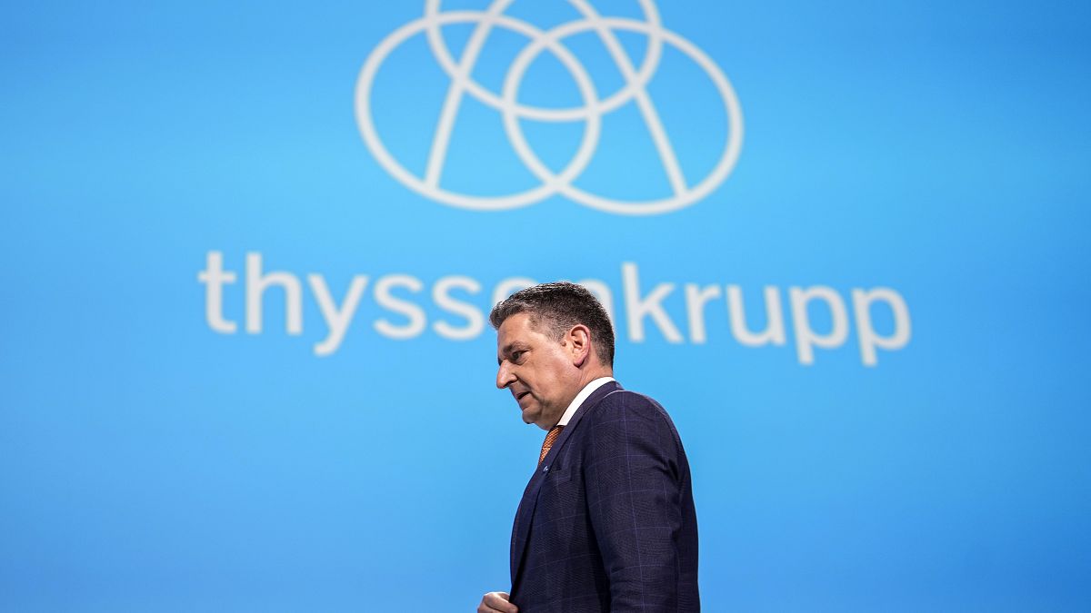 El conglomerado alemán Thyssenkrupp no ​​logra animar a los inversores mientras caen las ventas