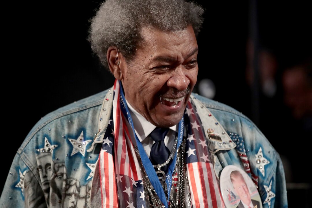 El promotor de boxeo Don King respalda a Trump como presidente