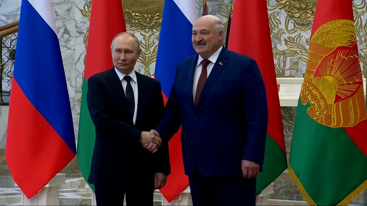 Vladimir Putin y Alexander Lukashenko se reúnen para discutir su alianza estratégica