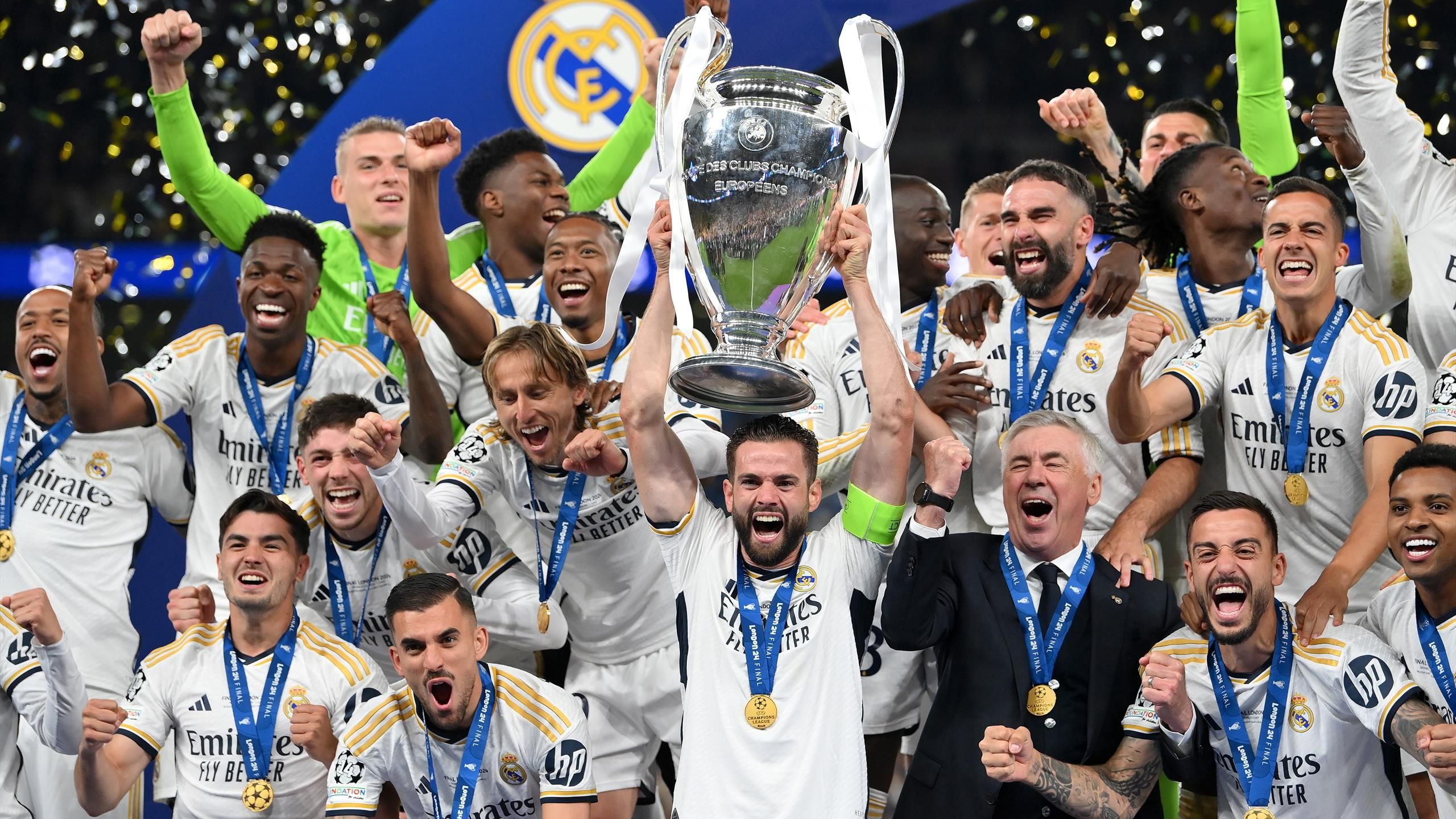 El Madrid clínico vence al Dortmund y gana la Liga de Campeones por 15ª vez