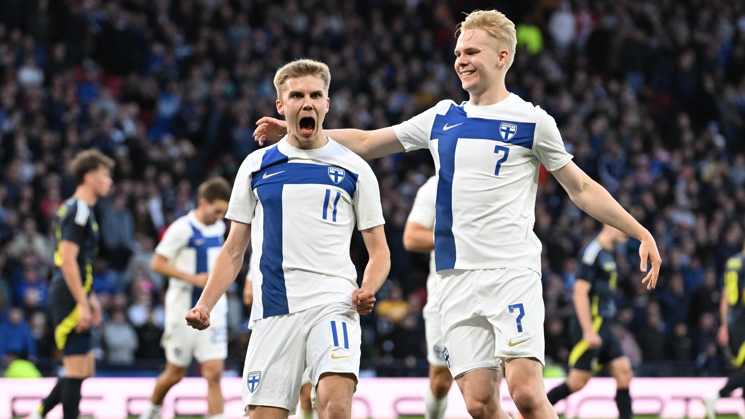 Escocia dejó escapar una ventaja de dos goles para empatar con Finlandia en el último calentamiento de la Eurocopa 2024