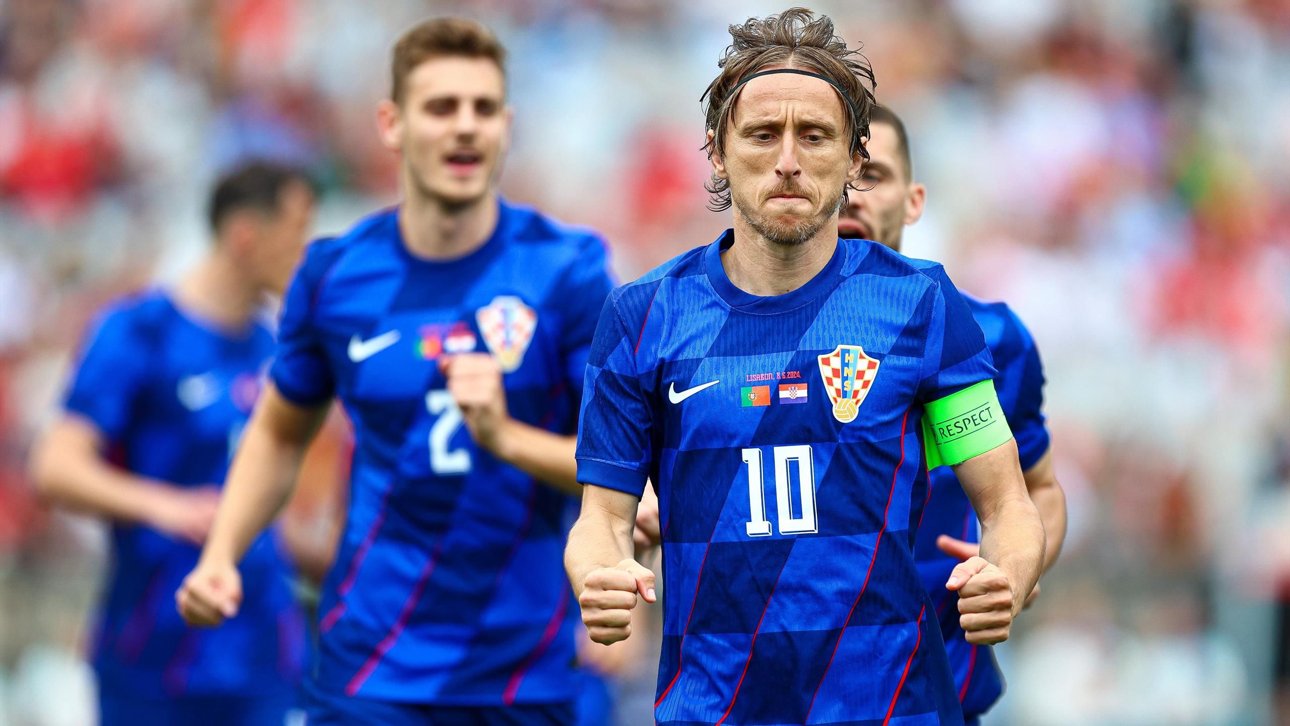 Modric acertó en la victoria de Croacia sobre Portugal en el amistoso previo a la Eurocopa 2024
