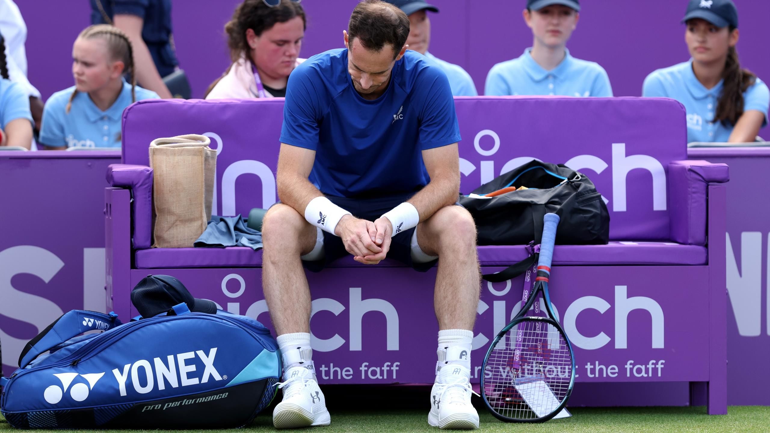 Murray admite que su regreso rápido tras la cirugía en Wimbledon es "riesgo"