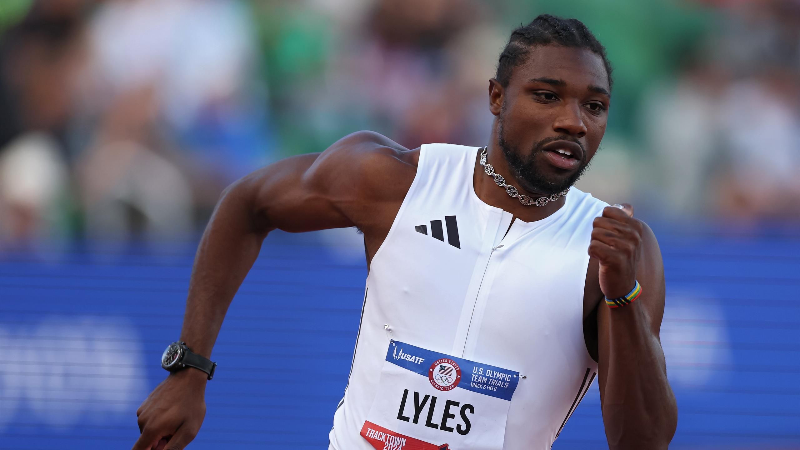 Lyles establece el récord de 200 metros de las pruebas olímpicas de EE. UU. con 19,53 y se lleva el título nacional