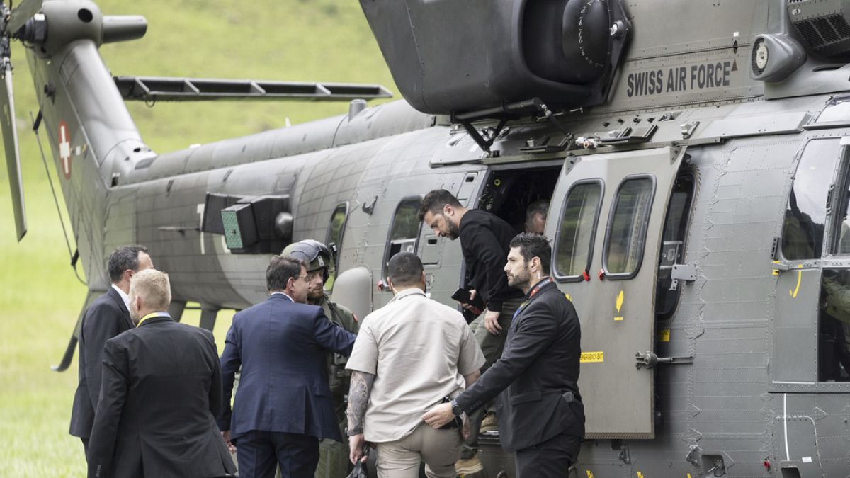 El enorme esfuerzo de seguridad de Suiza en la conferencia de paz de Ucrania