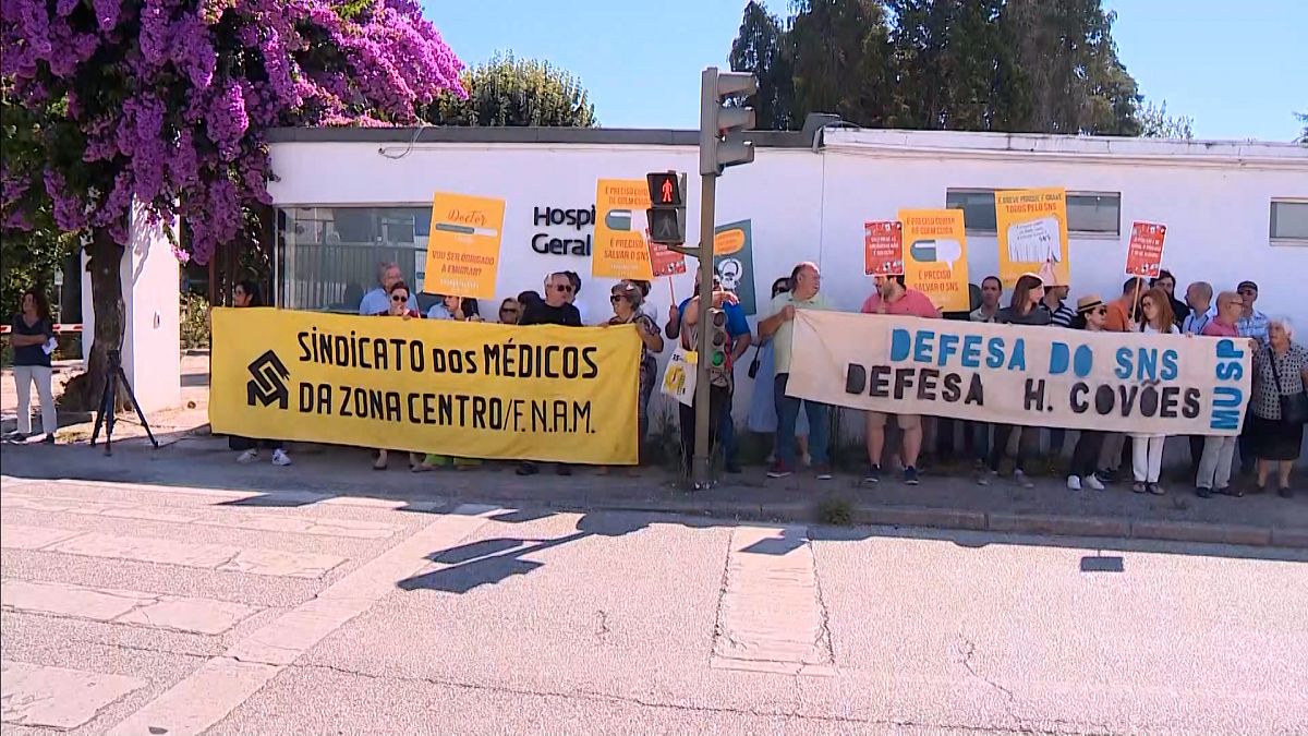 Los médicos hacen huelga en Portugal para exigir mejores condiciones laborales y salarios