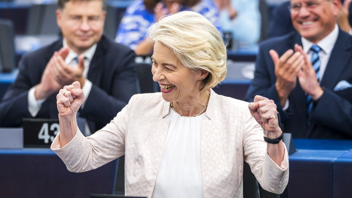 Ursula von der Leyen es reelegida presidenta de la Comisión Europea por amplia mayoría