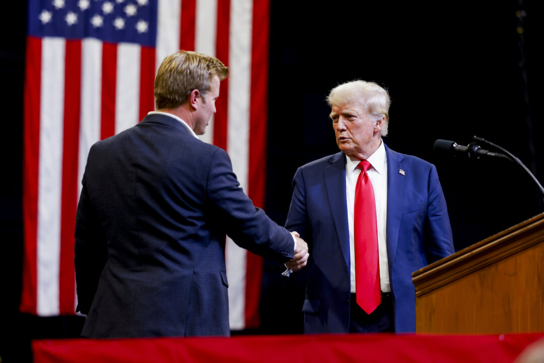 U.S. Senate candidate for Montana Tim Sheehy speaks during the Republican National Convention in Milwaukee on July 16, 2024. (Patrick Fallon/AFP via Getty Images)