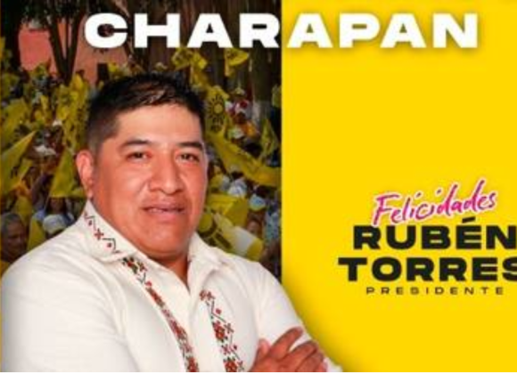 Por fingir ser mujer TEPJF revoca triunfo de Rubén Torres, candidato del PRD en Charapan, Michoacán