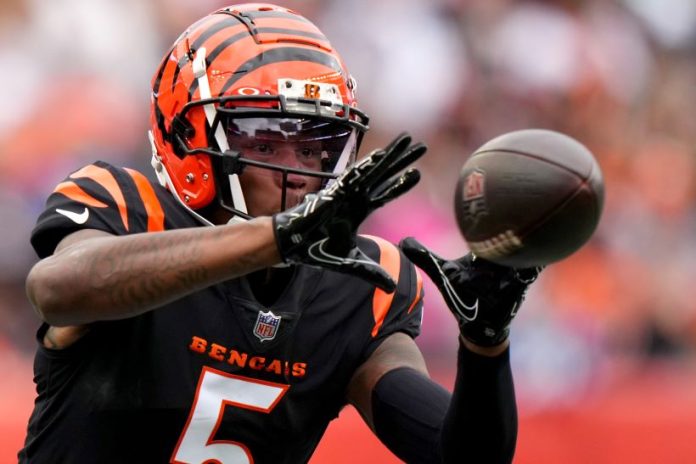 ¿Podría Tee Higgins perderse su segundo juego consecutivo con los Bengals debido a una lesión en el tendón de la corva?