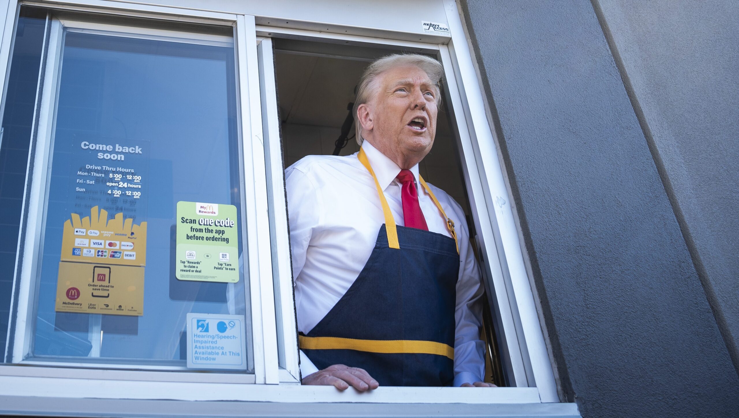 ¿Donald Trump realmente trabajó en un turno de McDonald’s en Pensilvania?