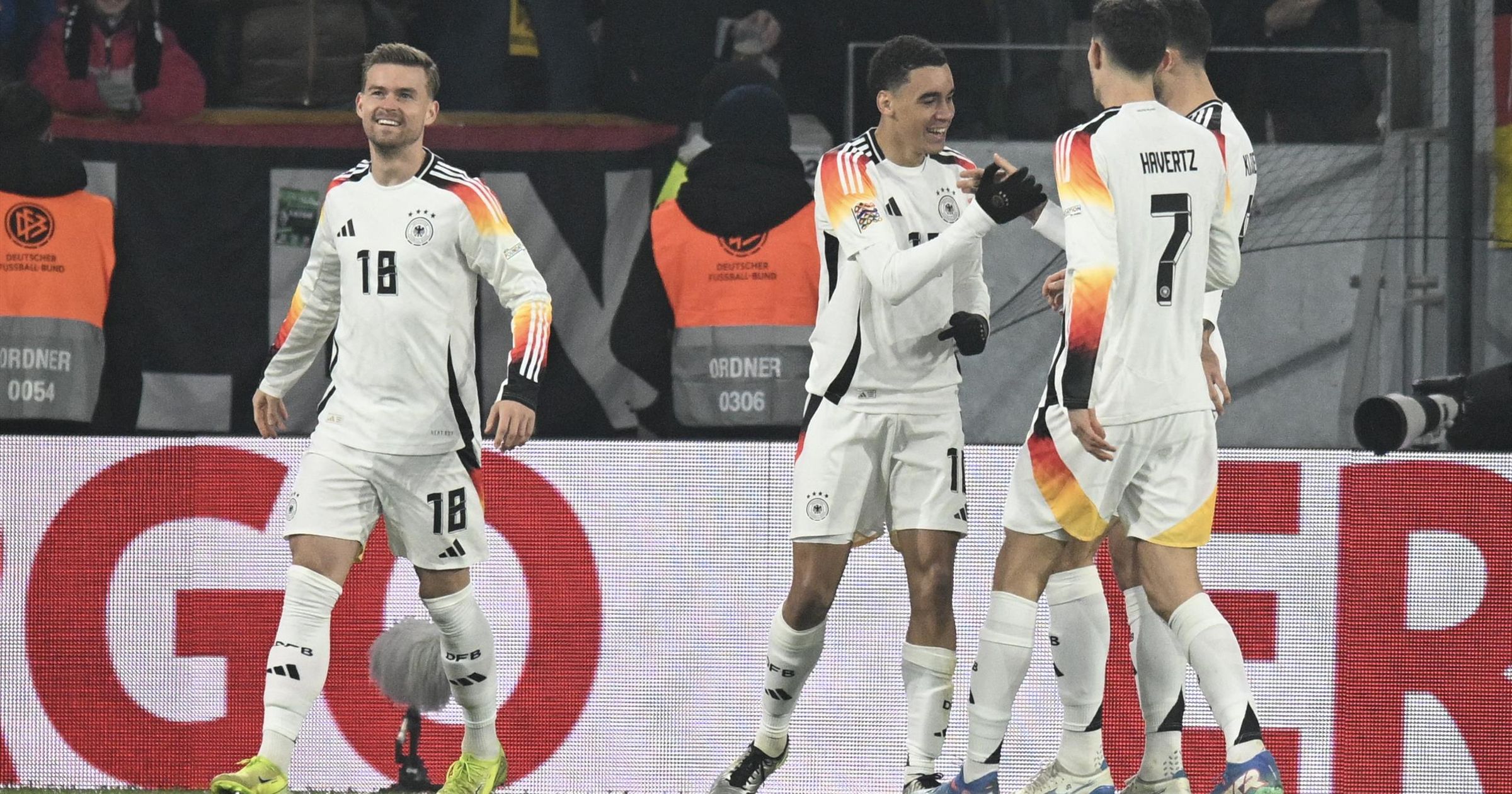 Havertz y Wirtz brillan mientras la dominante Alemania golea a Bosnia y Herzegovina