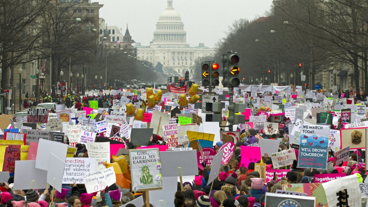 Decenas de miles se unirán a la Marcha Popular en Washington DC contra Trump