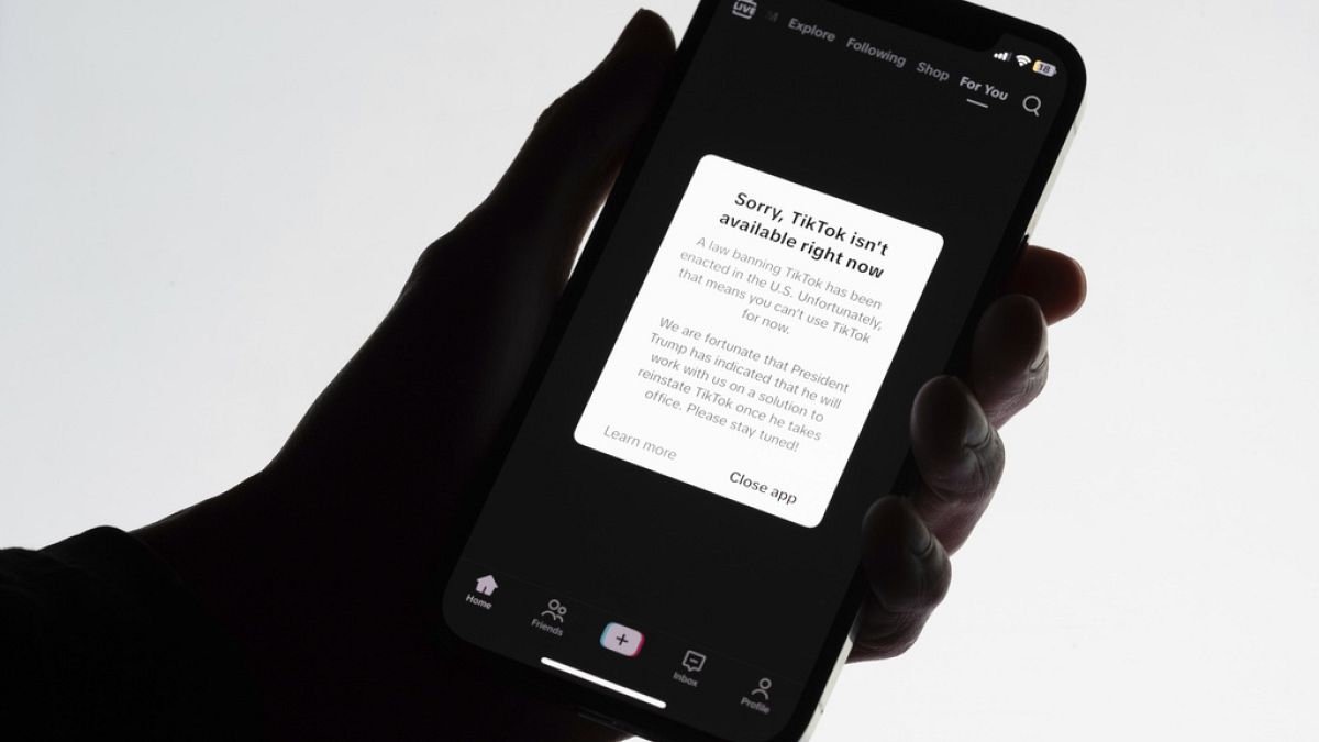 La prohibición de TikTok comienza en EE.UU. un día antes de la toma de posesión de Donald Trump