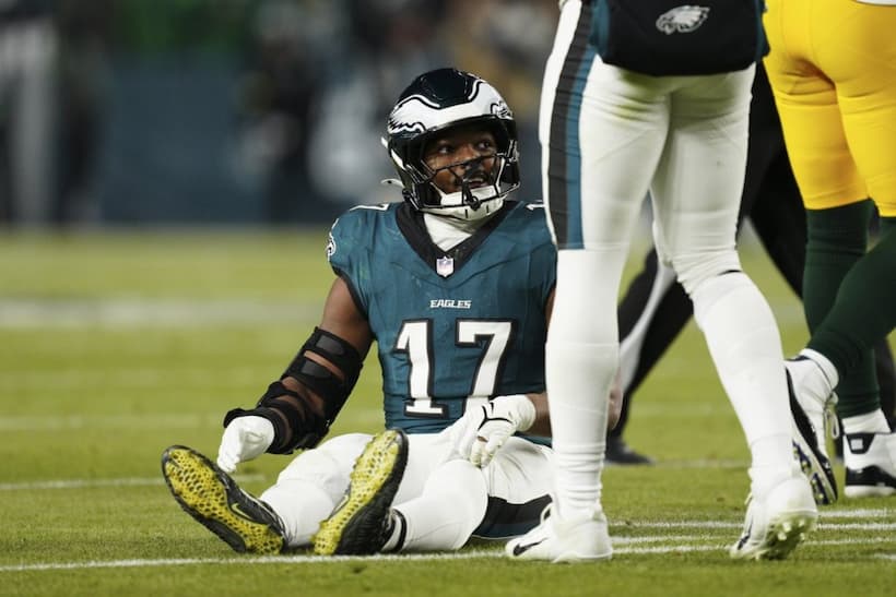 Informe de lesiones de los Eagles: se teme que Nakobe Dean haya sufrido una lesión importante en la rodilla