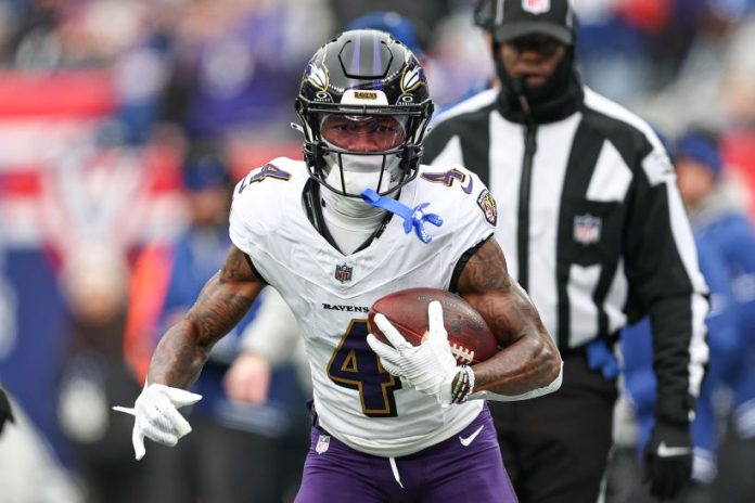 Actualización sobre lesiones de los Ravens: Zay Flowers (rodilla) probablemente se perderá su segundo partido consecutivo de playoffs